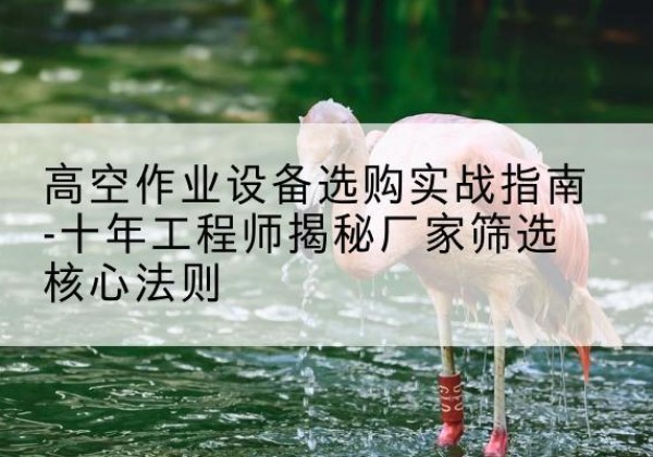 夏河剪叉式升降机厂家-高空作业设备选购实战指南-十年工程师揭秘厂家筛选核心法则